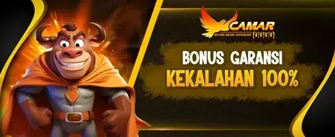 Garansi Kekalahan Cashback 100% promotional banner